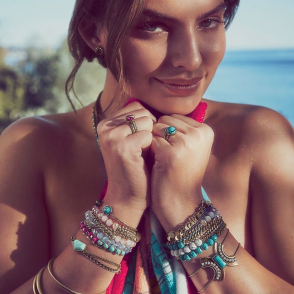 Chloe + Isabel Bead + Chain Multi-Wrap Bracelet B079NRAW NEW Original Dust Bag - Picture 4 of 7